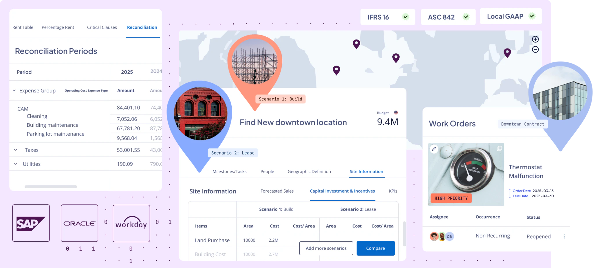 screenshot of Nakisa IWMS